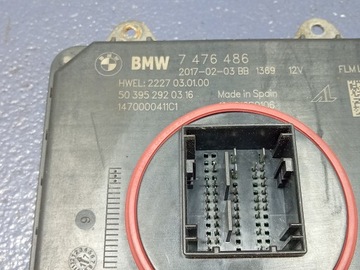 BMW 5 G30 G31 MĚNIČ MODUL SVĚTLA LED 7476486
