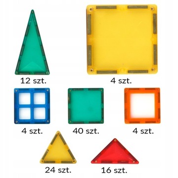 БОЛЬШИЕ МАГНИТНЫЕ БЛОКИ для строительства Magtiles 104