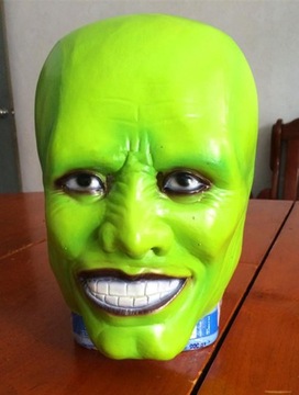 MASKA Halloween Jim Carrey Cosplay zielony kostium