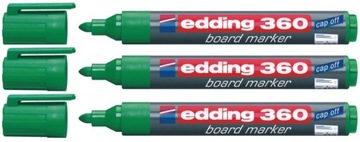 Marker do tablic EDDING 360 zielony okrągły x3