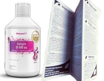 PHARMOVIT KOLAGEN 10000 mg 500 ML ZDROWE KOŚCI