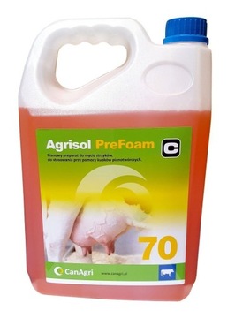 AGRISOL PREFOAM 70 PIANA PŁYN DO MYCIA WYMION 5 KG