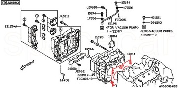 TĚSNĚNÍ POD HLAVA MOTORU 2.4L 24F SUBARU BRZ Z11 TOYOTA GR86