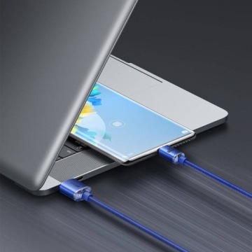 Кабель USB — Type-C, 100 Вт, 2 м, Baseus Crystal Shine, синий
