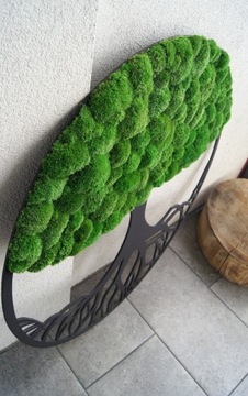 Декоративная подушка из мха 