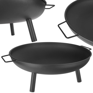 PALENISKO OGRODOWE METALOWE GRILL MISA 58CM