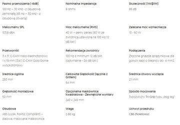 Установочный динамик Monitor Audio CSS230 SLIM