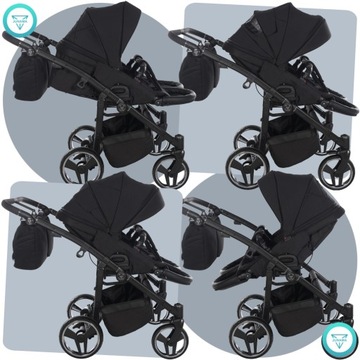 КОЛЯСКА JUNAMA TWIN 3IN1 DUO V3 01 И CITI