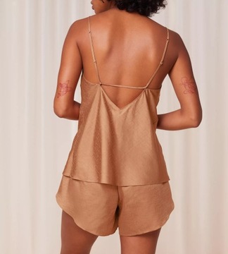 Piżama Triumph Silky Sensuality wygodna na ramiączkach miedziana lyocell -M