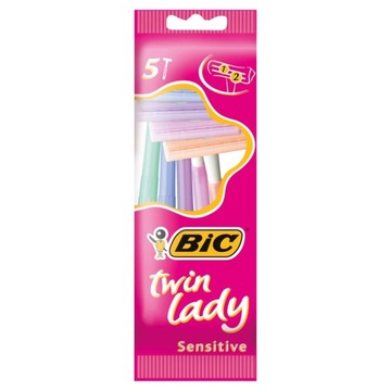 MASZYNKI DO GOLENIA BIC TWIN LADY SENSITIVE 5 SZT