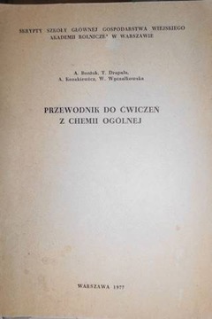 Przewodnik do ćwiczeń z chemii ogólnej - A. Boniuk