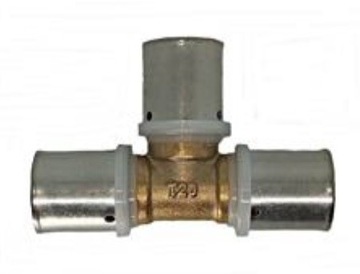 TRÓJNIK PEX 16X16X16 ZAPRASOWYWANY RAKSA PEX T1-1616-1T