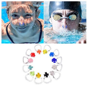 ПЛАВАЮЩИЕ ЗАЖИМЫ ДЛЯ НОСА, ПРОТИВОСКОЛЬЗЯЩИЕ, ВОДОНЕПРОНИЦАЕМЫЕ ДЛЯ ВЗРОСЛЫХ