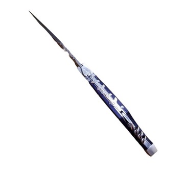 Нож складной, карманный 22 см, ручная работа, 4174 BURL WOOD