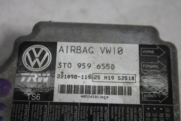 МОДУЛЬ ДАТЧИКА ПОДУШКИ БЕЗОПАСНОСТИ 3T0959655D SUPERB II LIFT