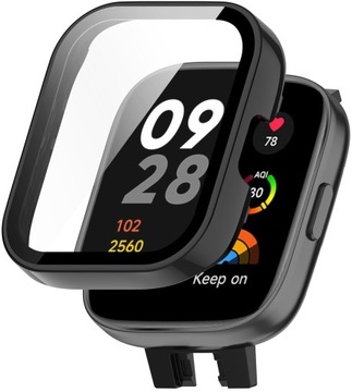 ETUI OCHRONNE + SZKŁO HARTOWANE 2w1 DO XIAOMI REDMI WATCH 3 |6 KOLORÓW