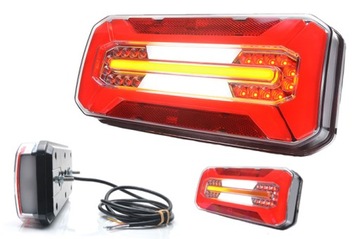 Lampa tylna LED do ciężarówki holownika W185DD 1298DDL/P kier dynamiczny