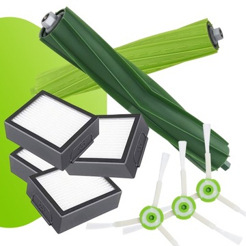 ФИЛЬТРЫ ЩЕТКИ ВАЛИКИ ДЛЯ IROBOT ROOMBA I7 E5 I3 I6 I5 I4 I4+ E6 КОМПЛЕКТ