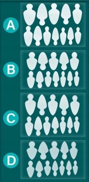 Силиконовые формы для DUAL FORM ALMOND во французском стиле