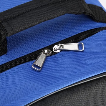 Складная дорожная сумка для гольфа с большими колесами, практичная, черная.