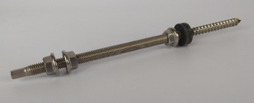 ŚRUBA DWUGWINTOWA M10x200mm EPDM Fotowoltaika PV