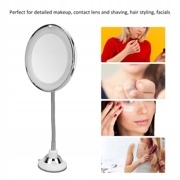 КОСМЕТИЧЕСКОЕ ЗЕРКАЛО С ПОДСВЕТКОЙ ДЛЯ МАКИЯЖА