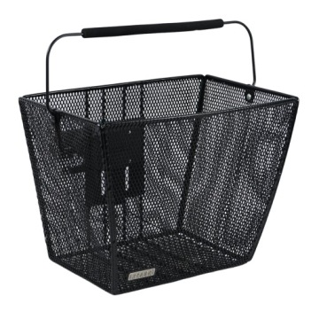 БОЛЬШАЯ МЕТАЛЛИЧЕСКАЯ КОРЗИНА ДЛЯ ВЕЛОСИПЕДА ДЛЯ РУЛЯ CLICK ДЛЯ ВЕЛОСИПЕДА 21 Л