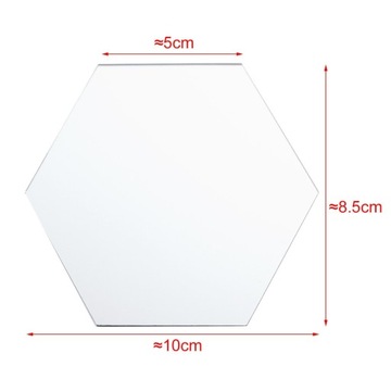 Настенное украшение Зеркало декоративное Hexa Unbreakable Honeycomb 12 шт.