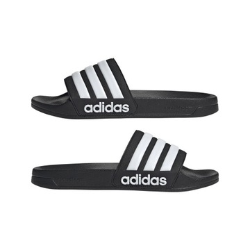 ADIDAS KLAPKI MĘSKIE BASENOWE CZARNE PLAŻOWE GZ5922 R. 42