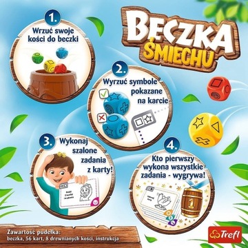 БОЧКА СМЕХА НАСТОЛЬНАЯ ИГРА ДЛЯ ДЕТЕЙ КУБИКОВ