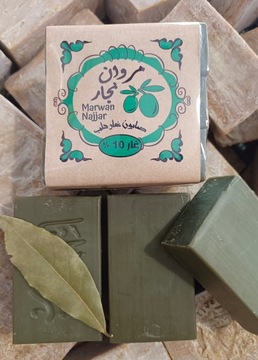 MYDŁA ALEPPO OLIWKOWO-LAUROWE 10% OLEJU LAUROWEGO