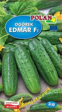 Ogórek gruntowy Edmar F1 3 g POLAN