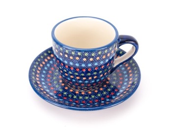 Filiżanka Bolesławiec 180 ml f100 cappucino IZ20