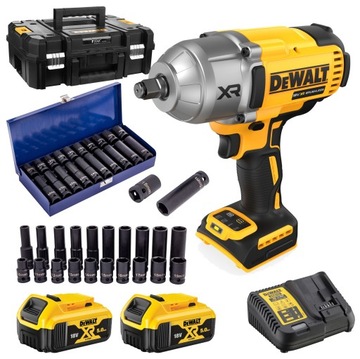 DEWALT KLUCZ UDAROWY 1/2' 1355Nm DCF900P2T NASADKI