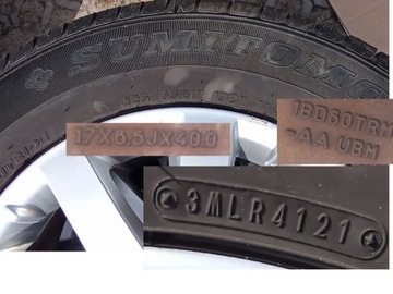 4× DISK HLINÍK CHRYSLER OE 6.5" X 17" 5X127