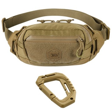NERKA TAKTYCZNA SASZETKA TORBA BIODROWA M-TAC ELITE HEX - COYOTE - PUSTYNNY
