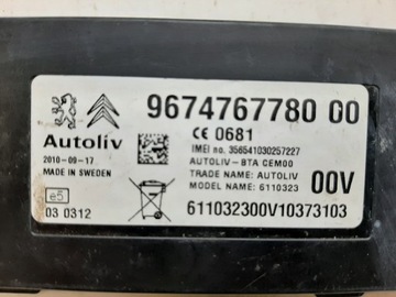 MODUL BLUETOOTH 967476778000 PEUGEOT CITROEN DS4