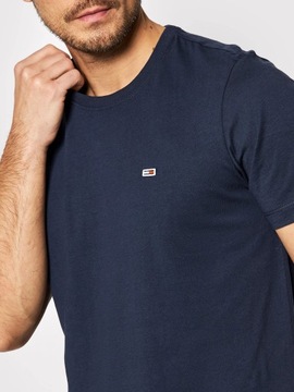 TOMMY JEANS HILFIGER GRANATOWY T-SHIRT BASIC