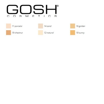 GOSH X-CEPTIONAL WEAR FOUNDATION Покрывающая основа - 16 GOLDEN 30мл