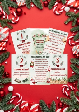 Задания и интересные факты из адвент-календаря. Содержит 25 карточек размером: 10 х 15 см