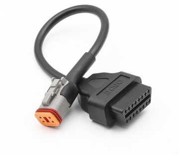 do 16 Pin kable diagnostyczne OBD2 Adapter Fit ska