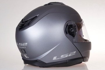 МОТОЦИКЛЬНЫЙ ШЛЕМ LS2 FF908 STROBE II STROBE 2 титановый матовый размер M