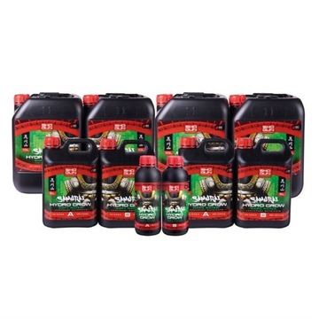Nawóz do HYDROPONIKI Shogun Samurai HYDRO GROW 2x1L na wzrost WODA TWARDA