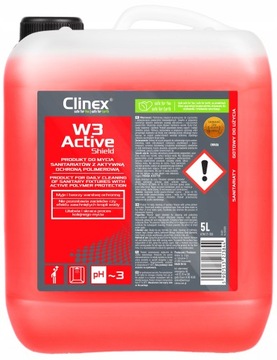 CLINEX W3 ACTIVE SHIELD DO MYCIA SANITARIÓW - 5L