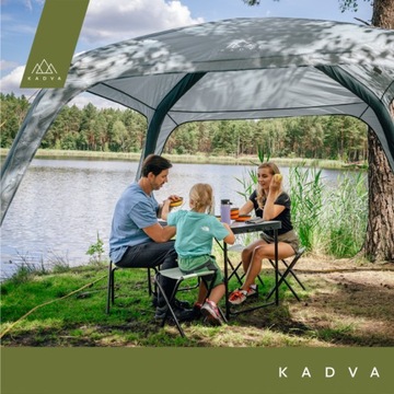 Туристический комплект столов и стульев KADVA CAMPнабор столов серый OS Aluminium