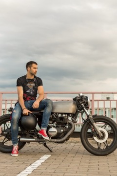 KOSZULKA HARLEY DAVIDSON MOTOCYKLOWA MĘSKA Z NADRUKIEM MOTOR