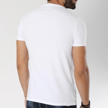 Белая мужская футболка с логотипом GUESS - L