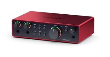 Focusrite Scarlett 2i2 4-го поколения — АУДИО ИНТЕРФЕЙС + пакет программного обеспечения