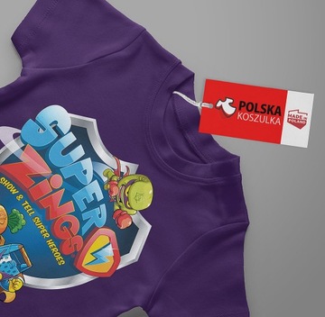 НАБОР 3В1 ДЕТСКАЯ ФУТБОЛКА ТАТУ НАКЛЕЙКИ SUPER ZINGS 116 КАЧЕСТВО