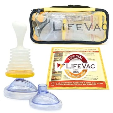 LifeVac Choking Rescue Device for Kids and Adults | Portable Airway Assist